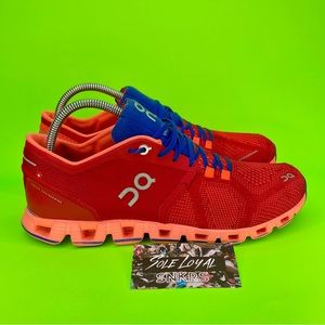 On Cloud X Red/Flash Women's Size 10.